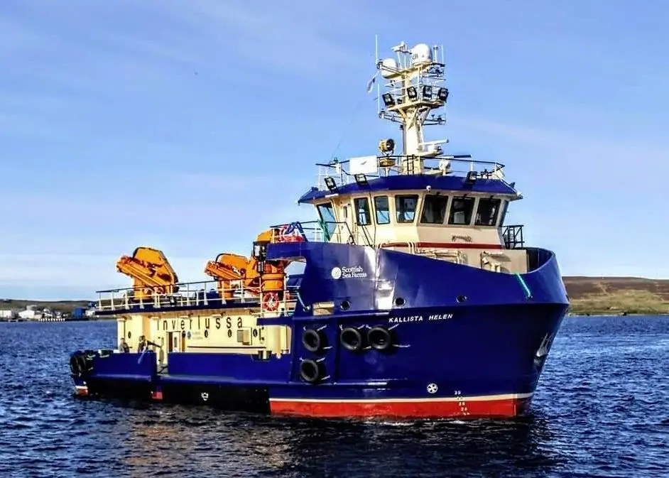 Aquaculture Thermolicing Vessel MV ‘Kallista Helen’