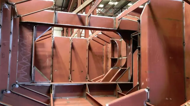 Build of the pontoons commenced at the beginning of March 2021