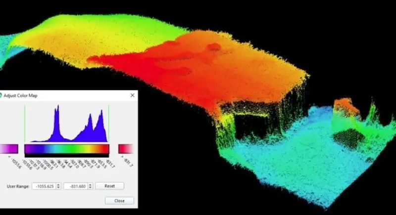EM 304 MKII 0.5°x1° image capture from the 'Okeanos Explorer'