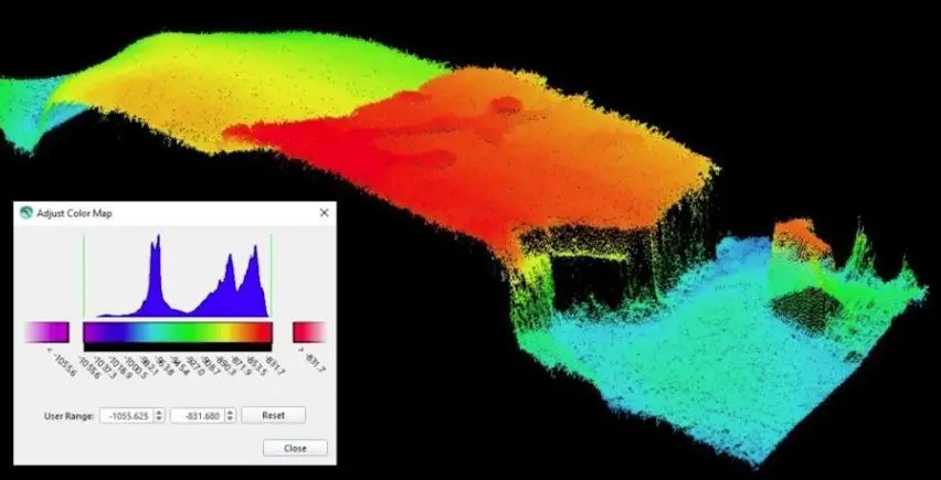 EM 304 MKII 0.5°x1° image capture from the 'Okeanos Explorer'