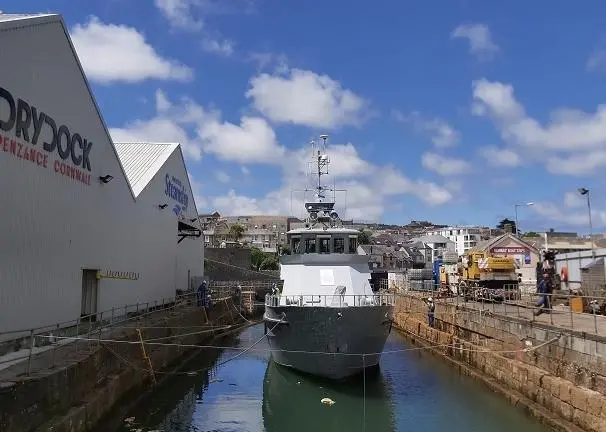 The dry dock has been leased and operated by Isles of Scilly Steamship Group since 2009
