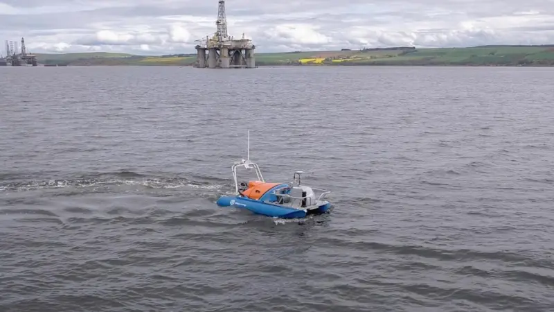 Unique Group’s Uni-Pact performing autonomous survey at the Port of Cromarty Firth