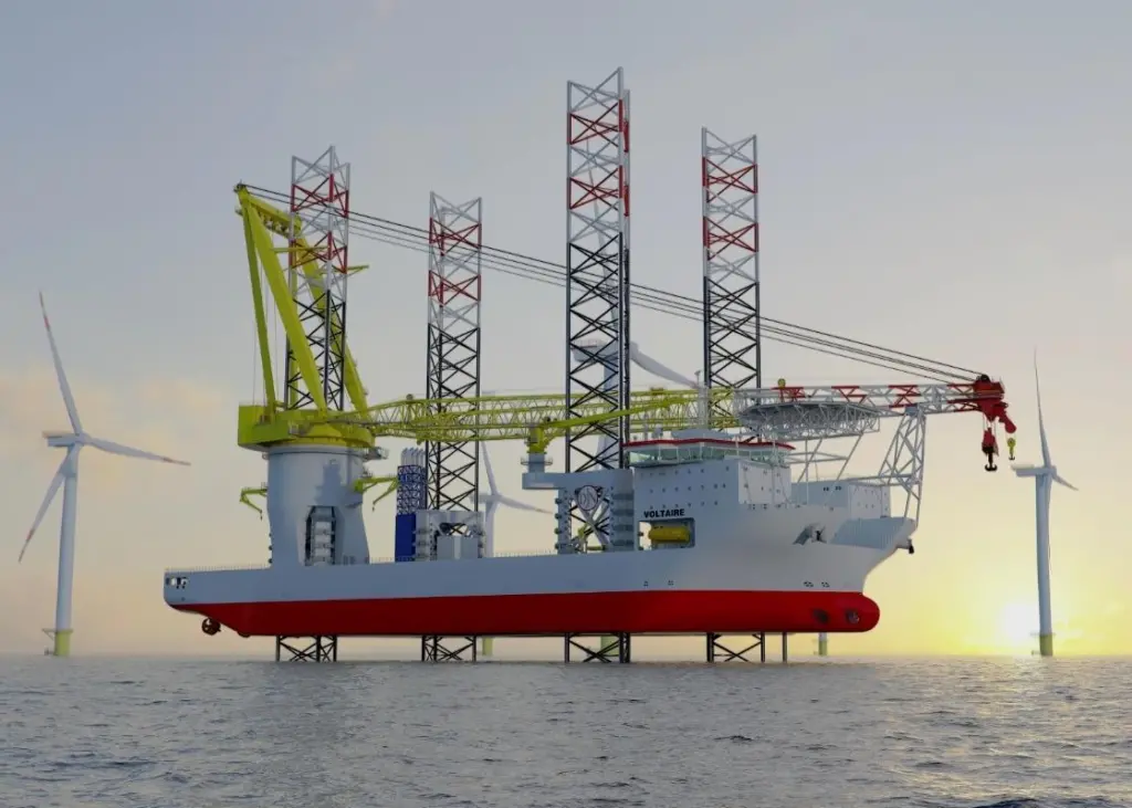 Jan De Nul Group will mobilise its newest Next Gen Offshore Jack-Up Installation Vessel 'Voltaire'