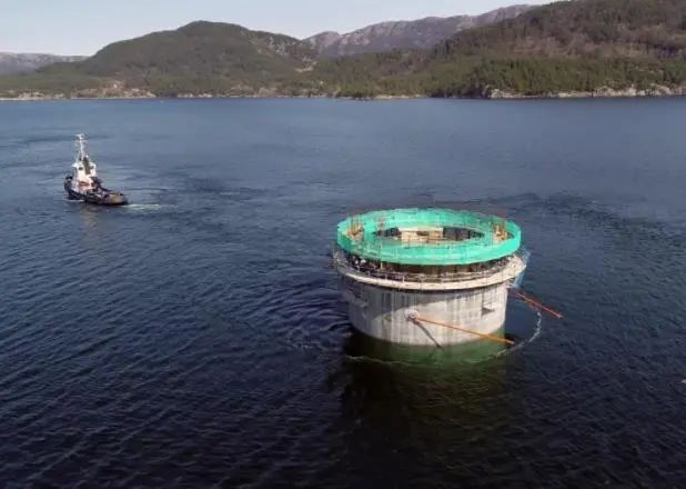 Hywind Tampen floating offshore windfarm is progressing well (Photo: Woldcam / Equinor ASA)