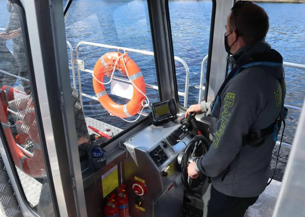 Tests saw it sail the length of the Loch – some 20 miles – on a single charge