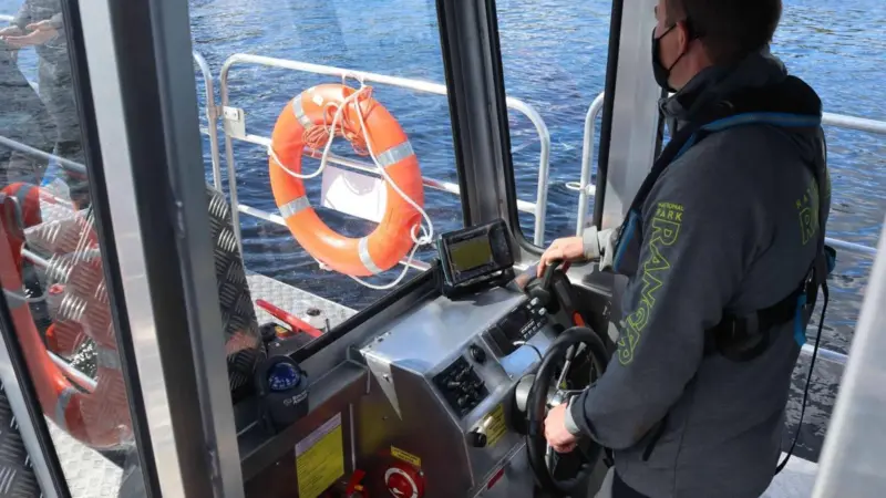 Tests saw it sail the length of the Loch – some 20 miles – on a single charge