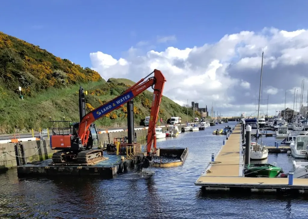Dredging has helped to significantly improve the water depths, improving the marina’s access and functionality