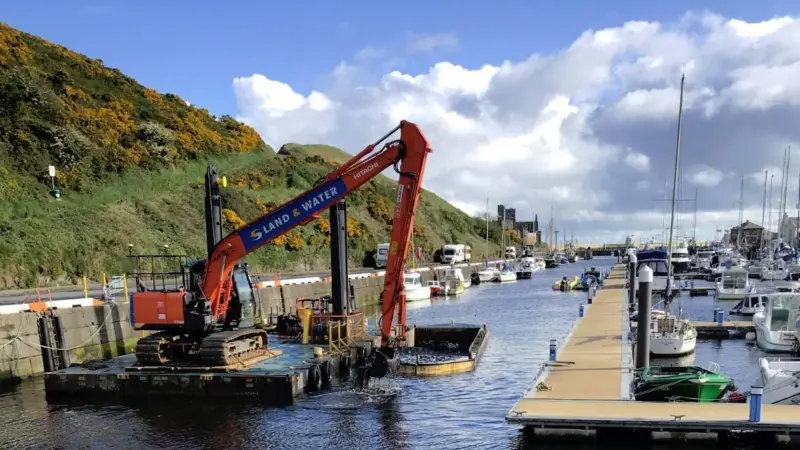 Dredging has helped to significantly improve the water depths, improving the marina’s access and functionality