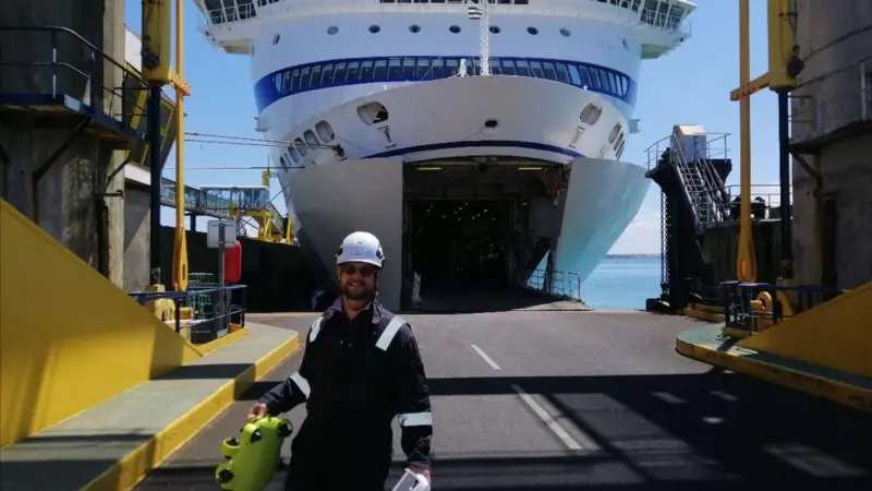 Bretagne' ROV hull survey