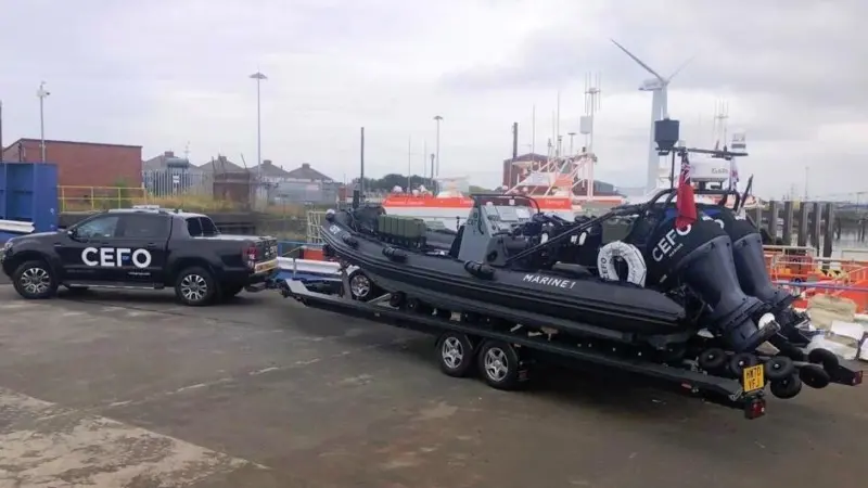 Each vessel has been assigned a dedicated 10.5m Vanclaes Giro transport system