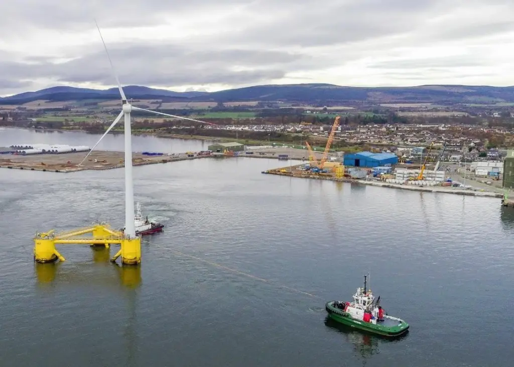 WindFloat 2MW unit at Invergordon