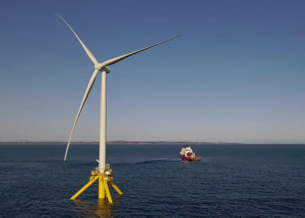 3.6MW TetraSpar demonstrator floating wind turbine