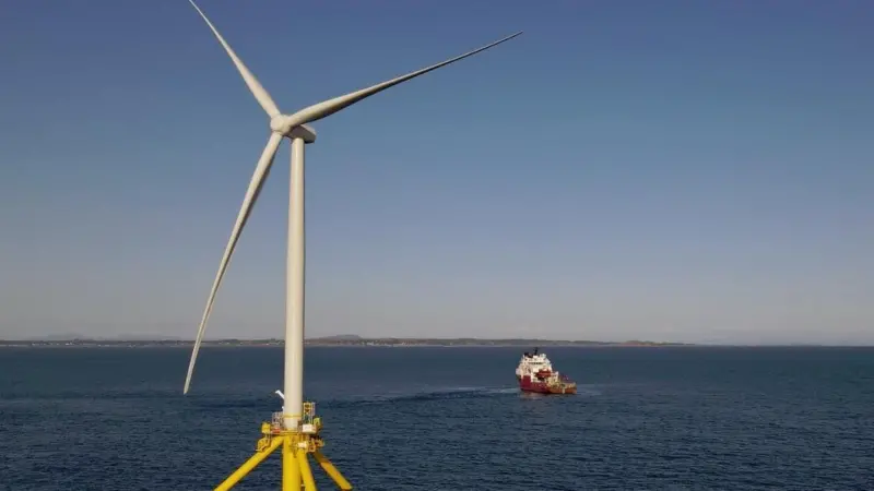 3.6MW TetraSpar demonstrator floating wind turbine