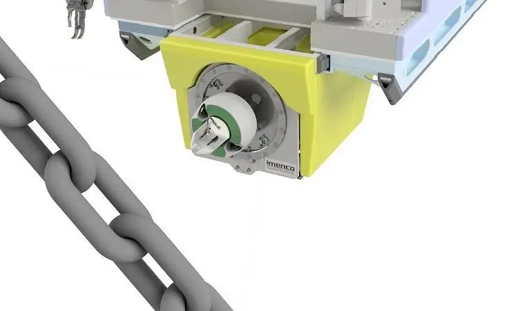 Pacu™ is designed to be attached to mooring chains.