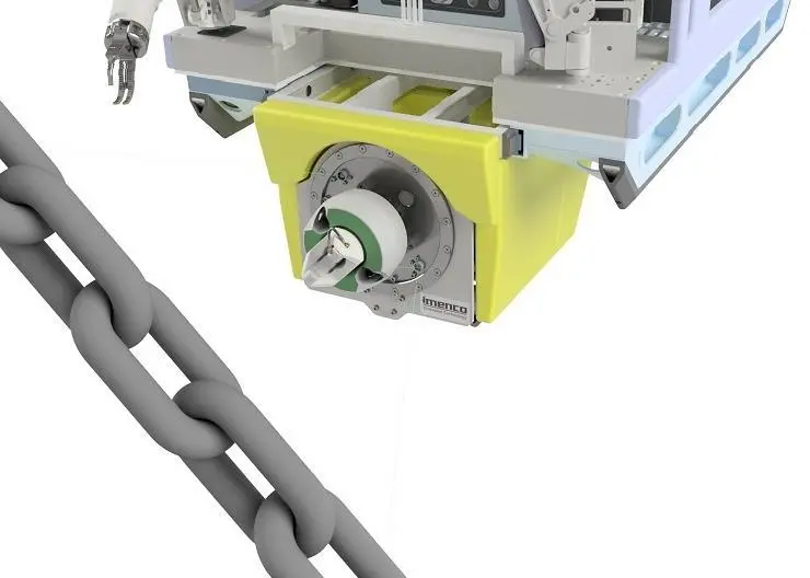 Pacu™ is designed to be attached to mooring chains.