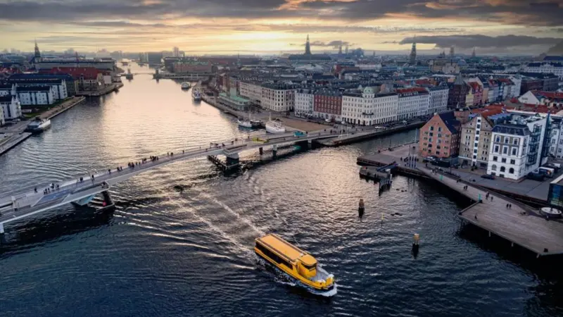 'Bryggen' is one of five Damen Ferries 2306 E3 delivered to Arriva Denmark in Copenhagen