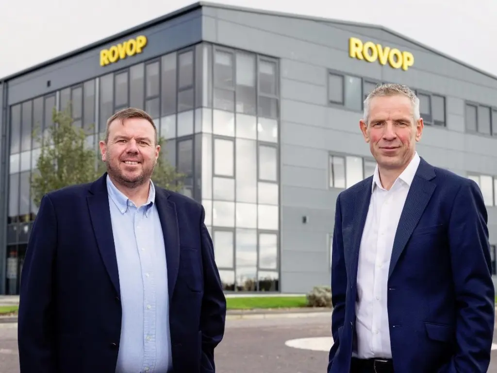 L to R Paul Yeats, ROVOP Chief Commercial Officer and Neil Potter, CEO