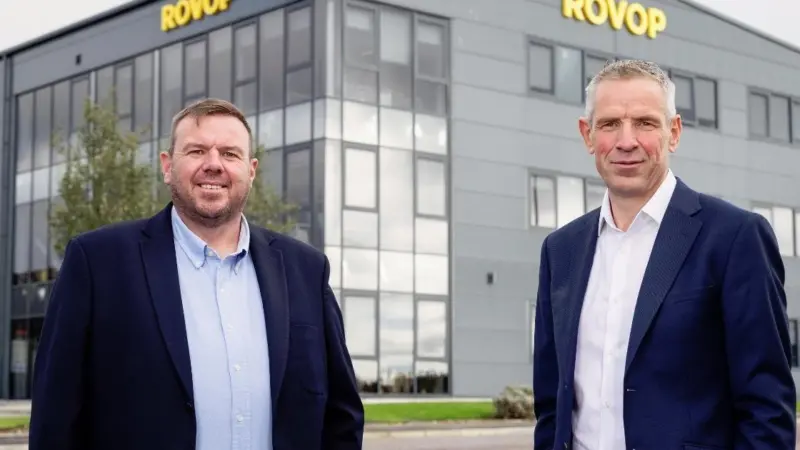 L to R Paul Yeats, ROVOP Chief Commercial Officer and Neil Potter, CEO