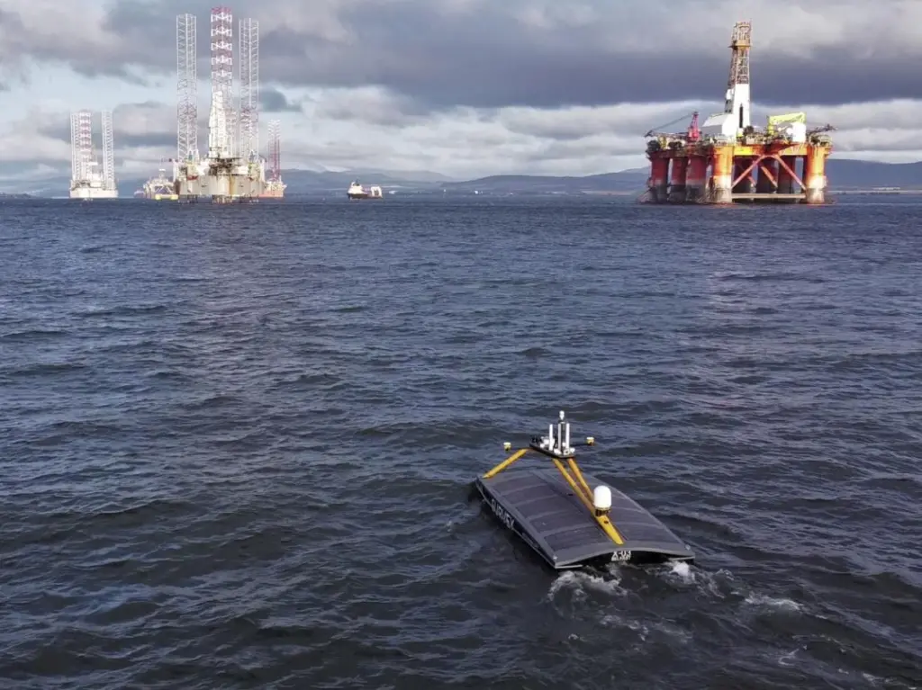 XOCEAN’s USVs operate ‘over the horizon’ transiting unaccompanied hundreds of kilometres from shore (Photo- University of Aberdeen)