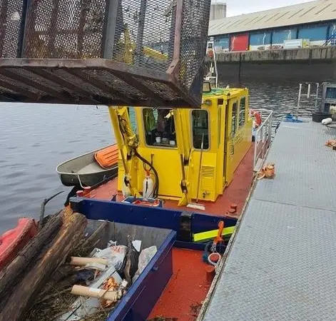 The 14-tonne Waterwitch vessel has worked on the River Clyde for the past 19 years