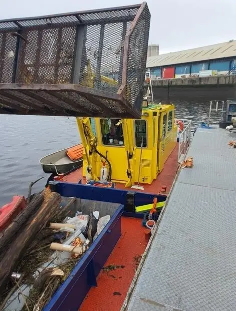 The 14-tonne Waterwitch vessel has worked on the River Clyde for the past 19 years