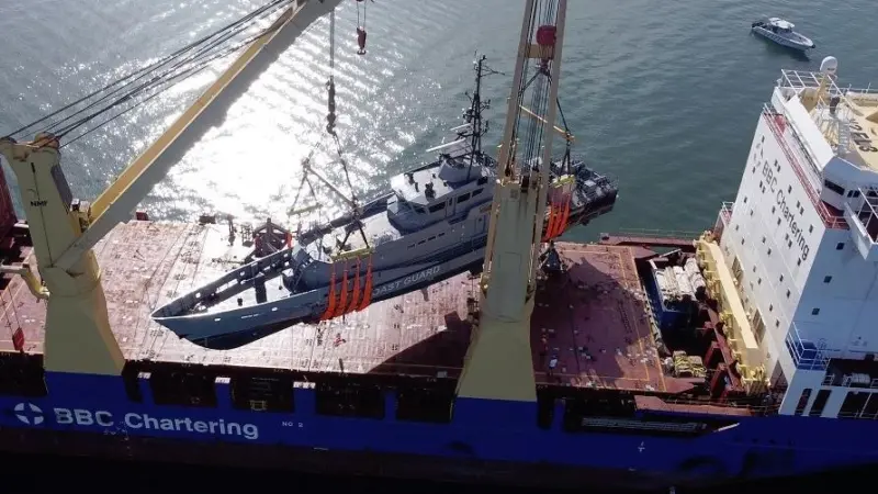 The SPa 4207 was loaded in Hai Phong Harbour in June 2021