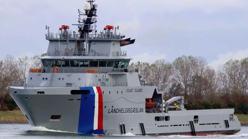 'Freyja' heads home to Iceland (Photo- Peter Barker)