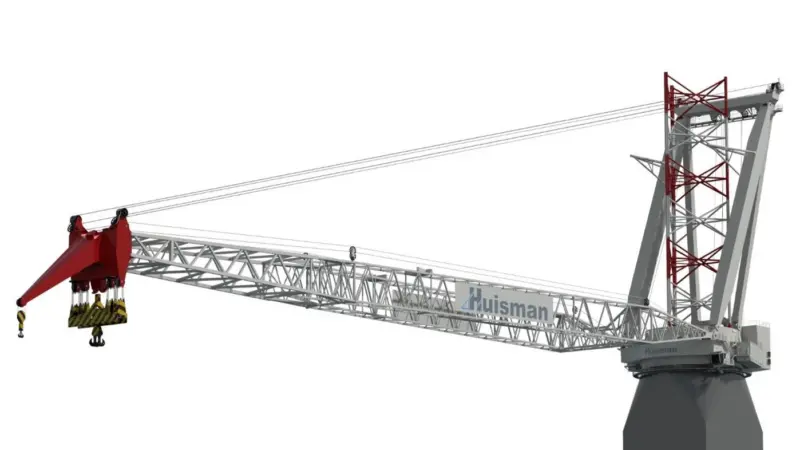 Huisman 2000mt leg encircling crane