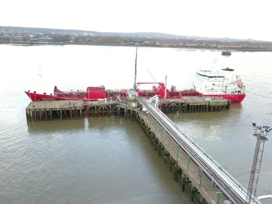 Thunderer Jetty is situated on the Thames in Dagenham