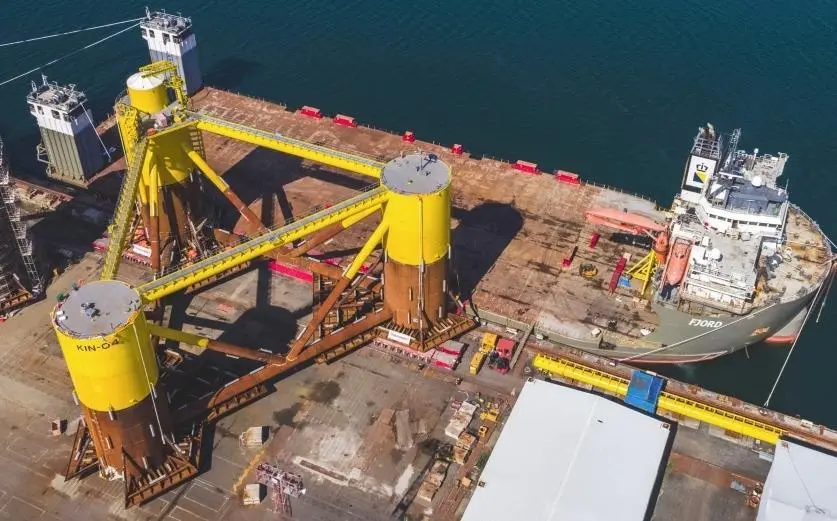 Mammoet has successfully completed the load-outs of five floating wind platforms