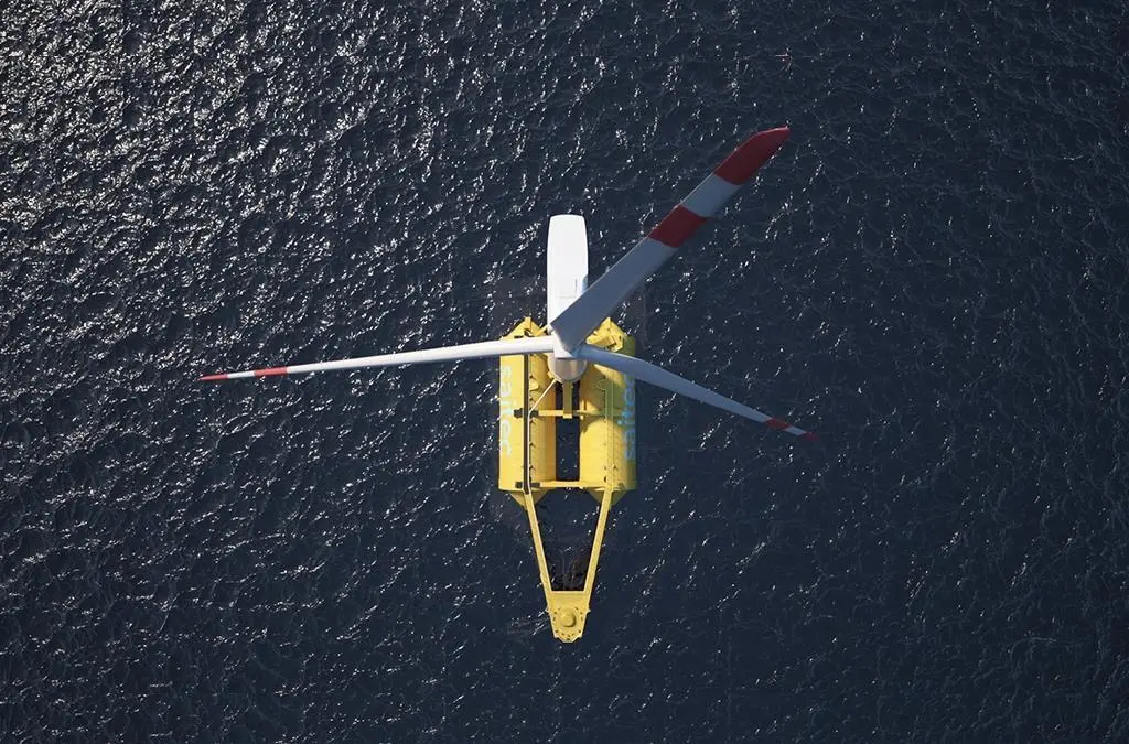 The DemoSATH prototype by Saitec Offshore Technologies is the first Spanish floating marine wind turbine connected to the grid