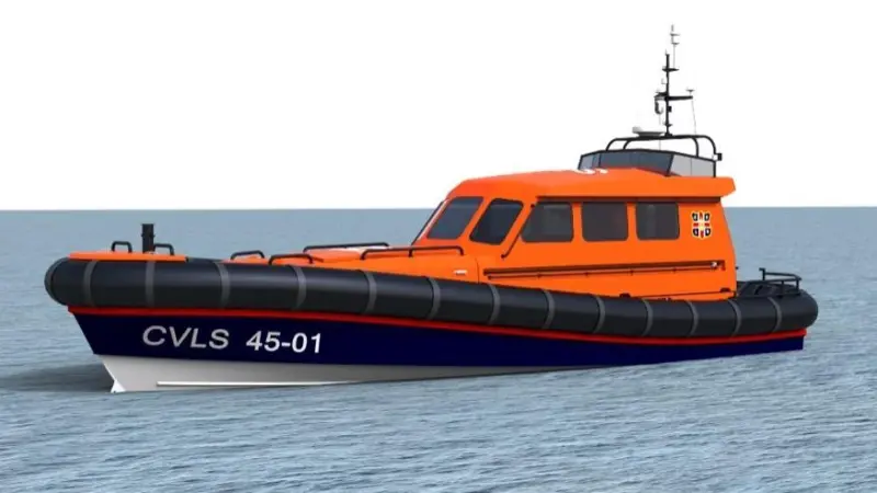 Caister Lifeboat design visual (Walker Marine Design)