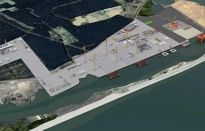 Ardersier is the largest brownfield port in the UK, providing an area of 162ha served by 1km of quayside