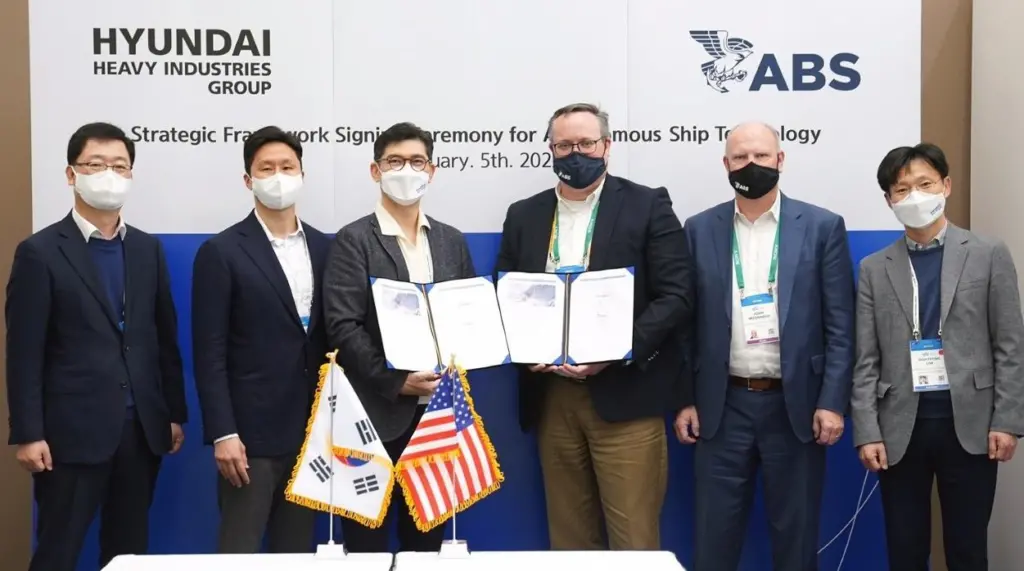 ABS and HHI Group to Work Together on autonomous vessel projects
