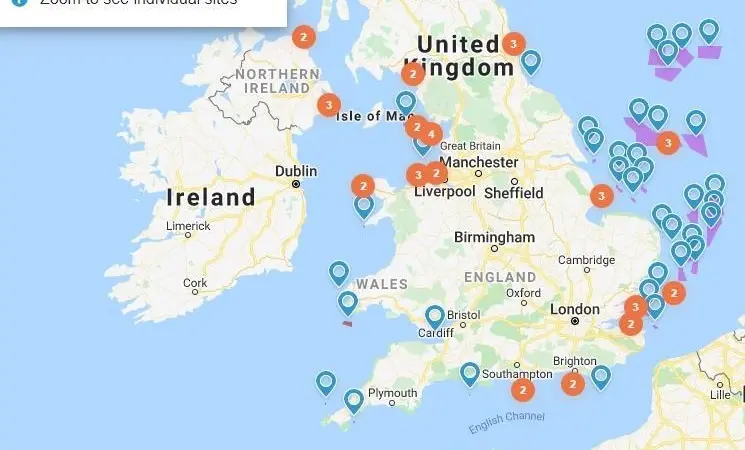 Crown Estate offshre wind map (Crown Estate)