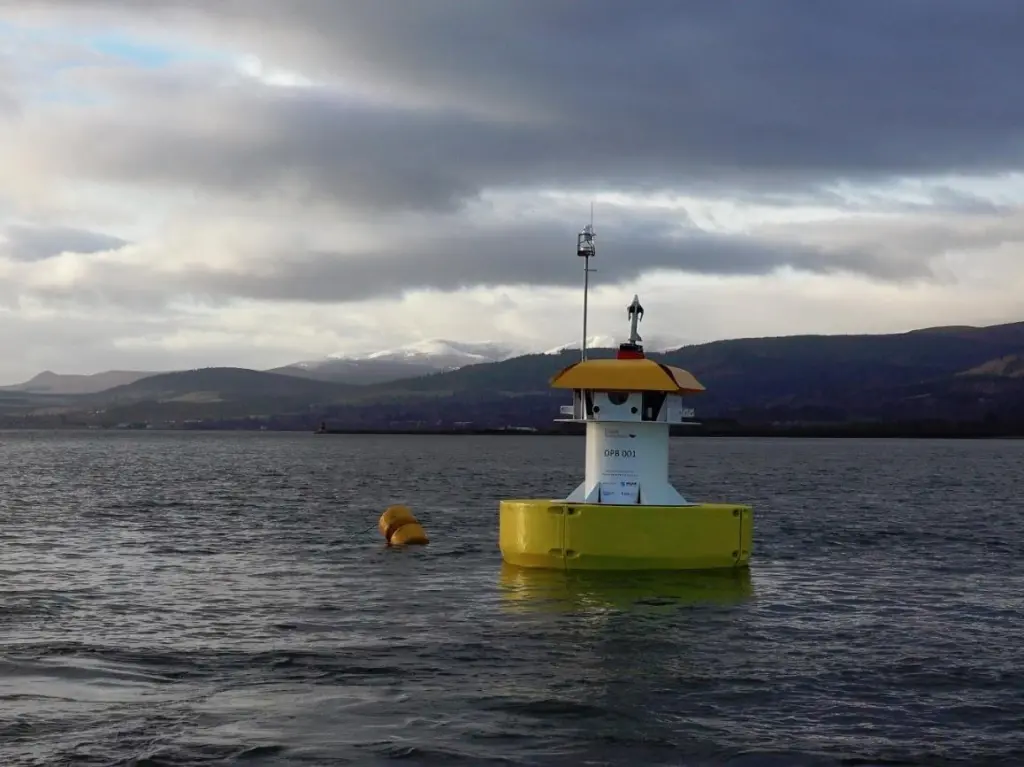 The Oasis Power Buoy is an offshore mooring and charging station with a zero-emission power source