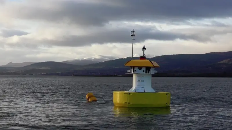 The Oasis Power Buoy is an offshore mooring and charging station with a zero-emission power source