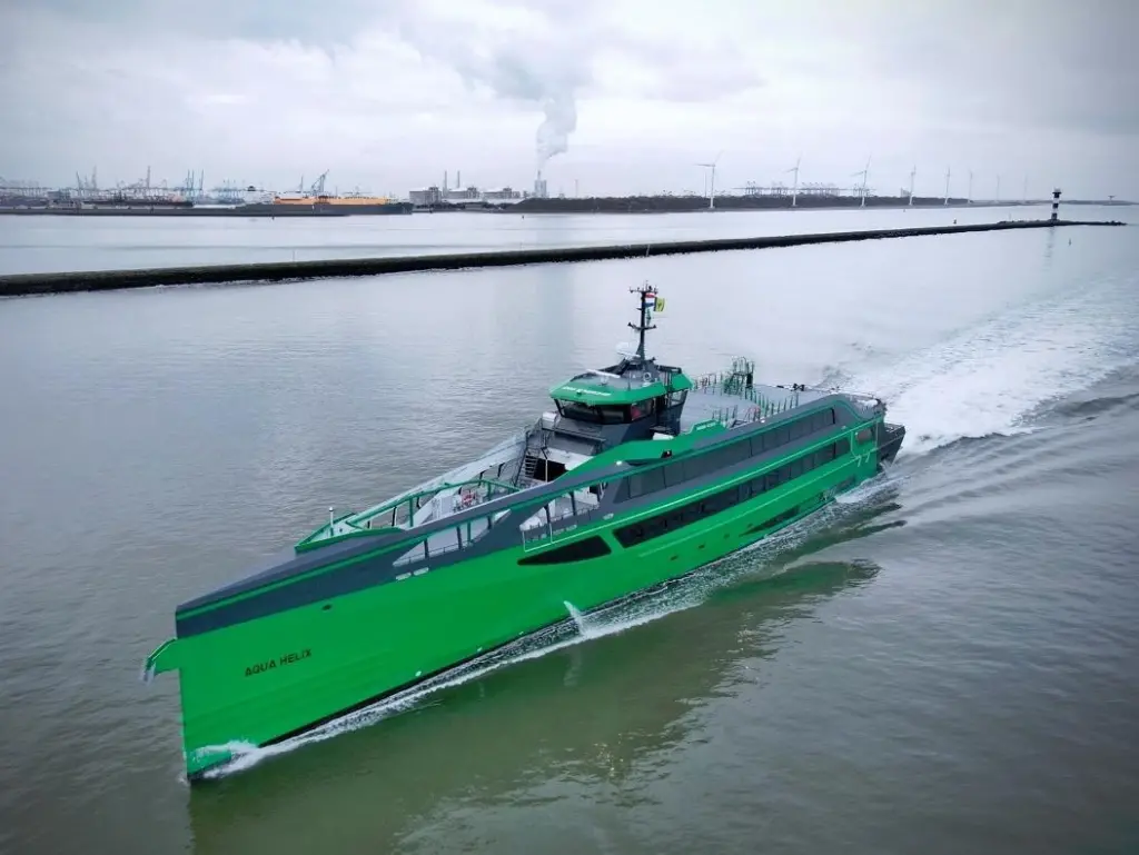 'Aqua Helix' is now in the final stages of its sea trials
