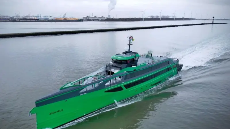 'Aqua Helix' is now in the final stages of its sea trials
