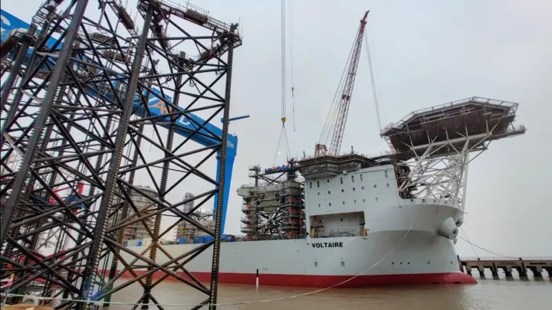 Voltaire was successfully launched at COSCO Shipping Heavy Industry in China