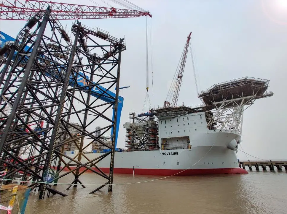 Voltaire was successfully launched at COSCO Shipping Heavy Industry in China