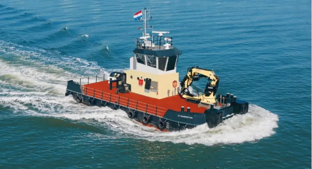 Carmet's new workboat is being built in the Netherlands (Carmet)