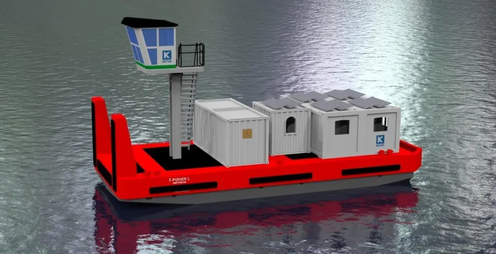 Kotug's latest E-Pusher reference will transport cocoa beans in Amsterdam (Kotug)