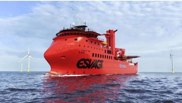 The SOV will be powered by batteries and dual fuel engines, capable of sailing on Ørsted supplied renewable e-methanol