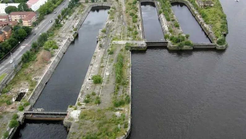 Govan Graving Docks, abandoned since 1987