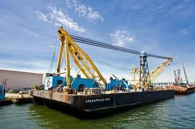 Donjon's 'Chesapeake 1000' assisted after a lift boat capsized off Louisiana (Donjon)