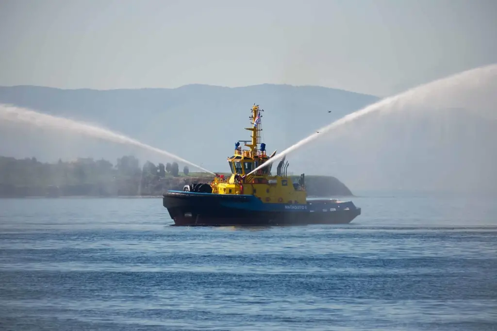 'Mataquito II' is SAAM Towage's fifth Sanmar-built tug (Sanmar)