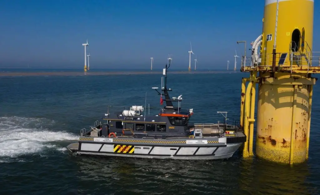 CRC often provides vessels for summer campaigns in the offshore wind industry