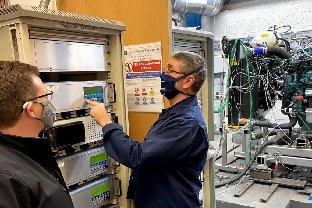 The project’s practical research is being conducted at the University of Nottingham’s Powertrain Research Centre