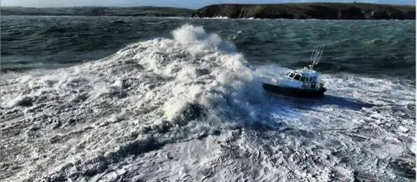 Balblair in rougher seas